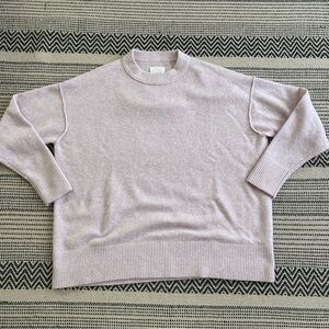 Aerie Soft Pink Crew Neck Sweater